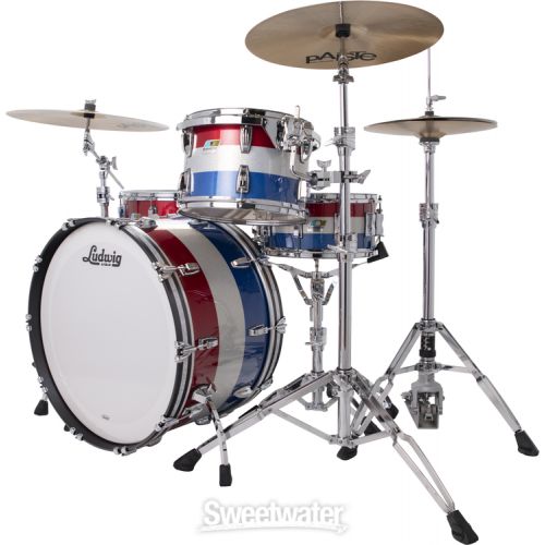  Ludwig Legacy Pro Beat Shell Pack - Spirit of '76