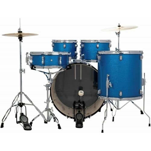  Ludwig Accent Drive Drum Set in Blue Foil finish