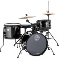 [아마존베스트]Ludwig LC178X016 Questlove Pocket Kit 4-piece Drum Set-Black Sparkle Finish, inch