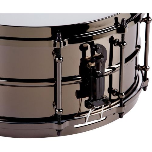  Ludwig Black Magic Snare Black 6.5X14