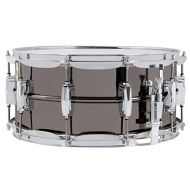 Ludwig LB417 Black Beauty 6.5 x 14 Smooth Brass Snare Drum with Imperial Lugs