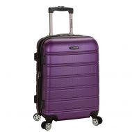 Rockland Luggage Melbourne 20 Inch Expandable Carry On, Purple, One Size