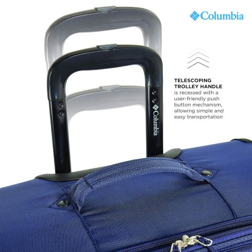 컬럼비아 Columbia Carry-On Rolling and Spinner Luggage