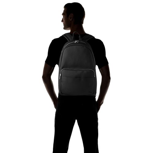 라코스테 Luggage top bag Lacoste Mens Solid Large Zip Backpack