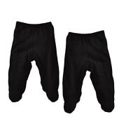 Lukeeno Organic Cotton Baby Footed Pants - Multi Pack Boy, Girl, Unisex