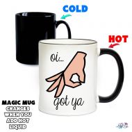 /LulahBluGifts Hand Circle Game Magic Mug | Funny Novelty Mug | Birthday Gift