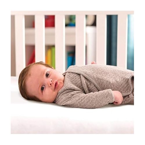  Lullaby Earth Healthy Support Baby Crib Mattress - 2-Stage Lightweight Infant & Toddler Mattress - Waterproof Baby Bed Mattress for Crib - Non-Toxic Mattress for Baby and Toddler Bed