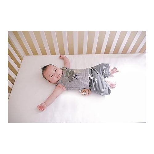  Lullaby Earth Baby Crib Mattress - Lightweight Infant & Toddler Mattress - Waterproof Baby Bed Mattress for Crib - Non-Toxic Mattress for Baby and Toddler Bed - 52