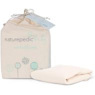 Naturepedic Organic Crib Mattress Cover Waterproof - Skin Friendly, Breathable & Absorbent Crib Mattress Protector - Removable Mattress Pad for Baby and Toddler Bed - Standard Crib Size