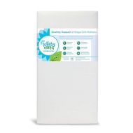 Lullaby Earth Healthy Support Baby Crib Mattress - 2-Stage Lightweight Infant & Toddler Mattress - Waterproof Baby Bed Mattress for Crib - Non-Toxic Mattress for Baby and Toddler Bed