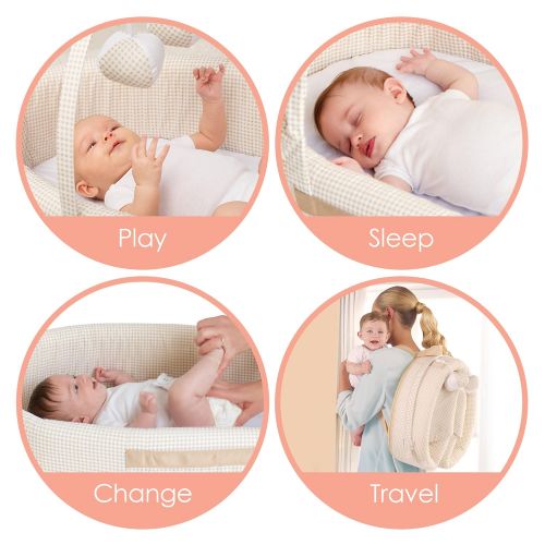  Lulyboo LulyBoo Bassinet To-Go Natural