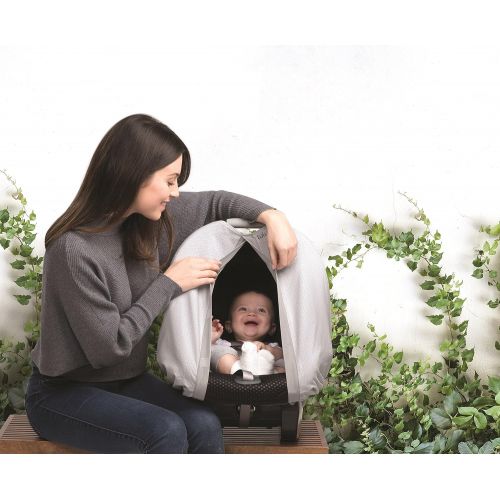  Lulyboo Baby Carrier and Baby Car Seat Cover - Stretchy and Breathable Carseat Canopy Fits All Infant Seats and Protects Your Child From Sun and Wind - Easy To Remove - Machine Was