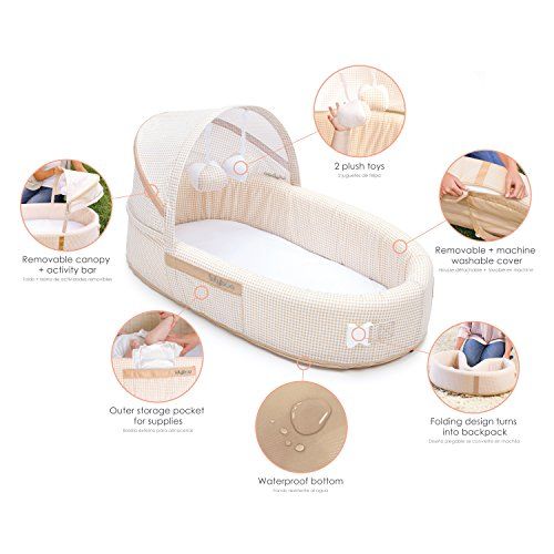  [아마존베스트]Lulyboo LulyBoo Bassinet To-Go Natural