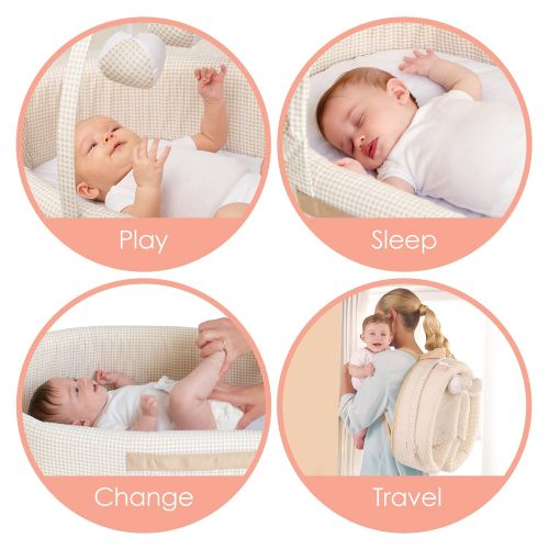  [아마존베스트]Lulyboo LulyBoo Bassinet To-Go Natural