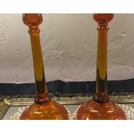 Lumakawa Orange Candlestick Holder