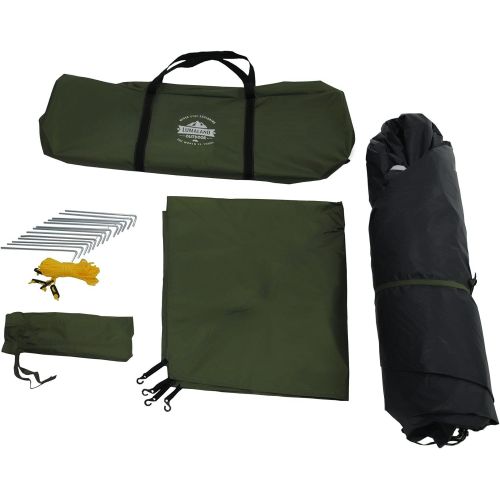  Lumaland Outdoor Pop Up Kuppelzelt Wurfzelt 3 Personen Zelt Sekundenzelt Camping Reise Trekking Festival etc. 215 x 195 x 120 cm Tragetasche