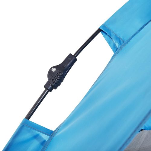  Lumaland Outdoor Pop Up Beach Shelter Blue Sun Tent with Pegs and Carry Case Available in Various Sizes, blue