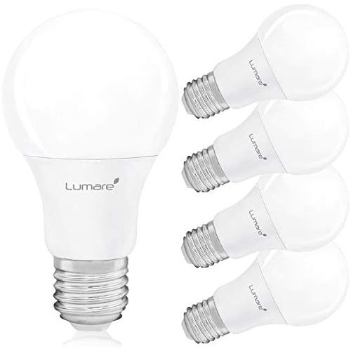  5er Sparset Lumare E27 LED Lampe 7W Ersetzt 60w 600 Lumen Watt Gluehbirne A60 Leuchtmittel 2700 Kelvin warmweiss Fassung