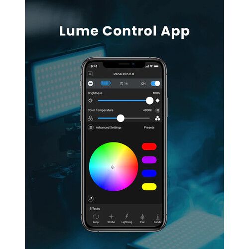  Lume Cube Panel Pro 2.0 RGB LED Light Panel