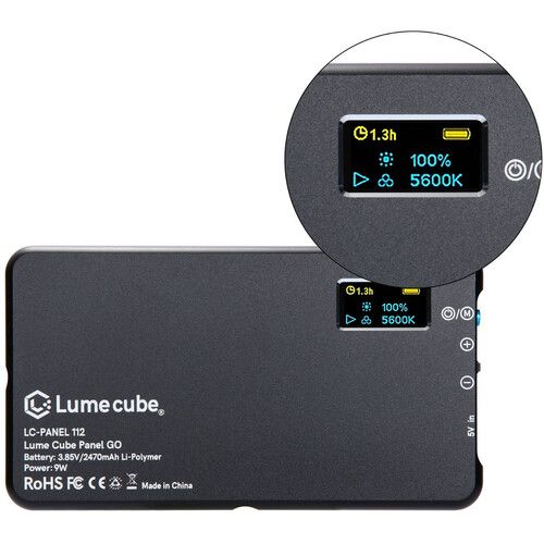  Lume Cube Panel GO Bi-Color LED Light Panel (Broadcast Lighting Kit, 2-Pack)