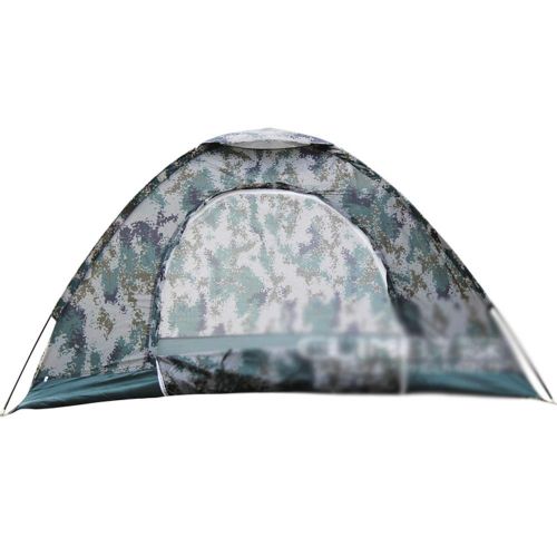  Lumeng Waterproof Double Layer Dome Tent Camping Backpacking Tent for Outdoor Green (Color : Green, Size : One Size)