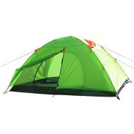 Lumeng Waterproof Double Layer Dome Tent Camping Tent for Beach Outdoor Traveling (Color : Green, Size : One Size)