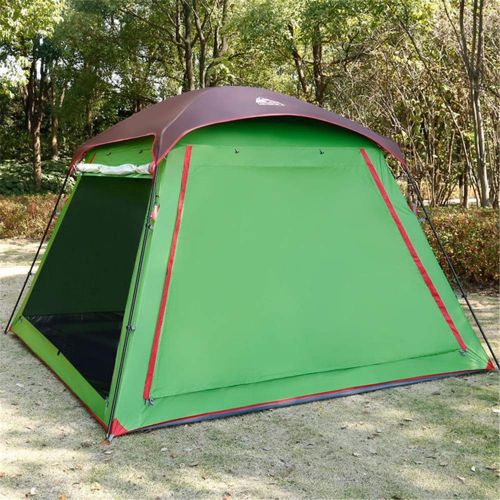  Lumeng Waterproof Double Layer Dome Tent Cabin with Instant Setup Tent for Camping Green (Color : Green, Size : One Size)