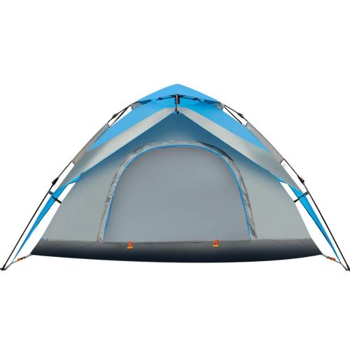  Lumeng Waterproof Double Layer Dome Tent Portable Shade Instant Tent for Beach with Carrying Bag (Color : Blue, Size : One Size)