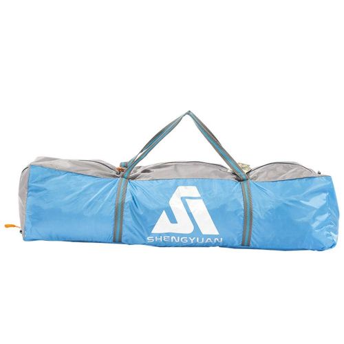  Lumeng Waterproof Double Layer Dome Tent Portable Shade Instant Tent for Beach with Carrying Bag (Color : Blue, Size : One Size)