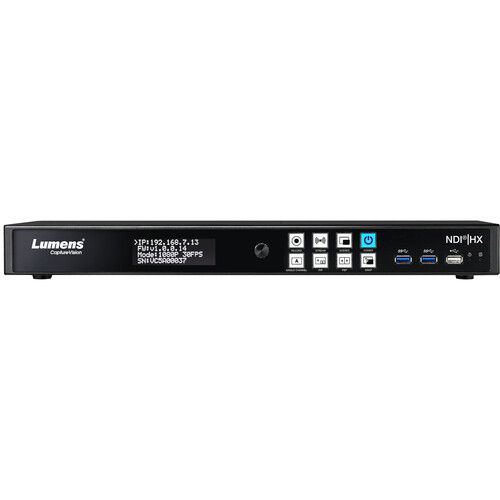  Lumens LC100N CaptureVision System 2-Channel HD Recorder/Processor/Encoder with NDI