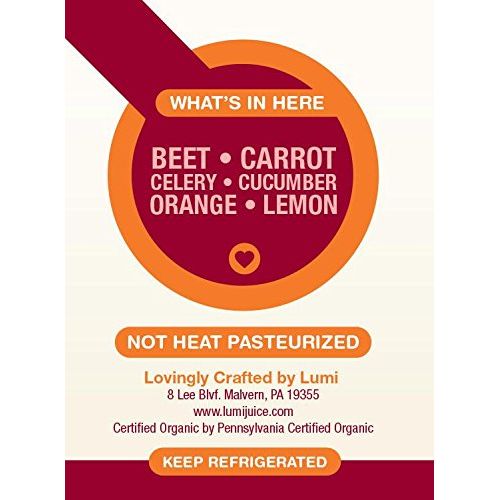  Lumi Juice Belmont Beet, 10 Ounce (Pack of 24)