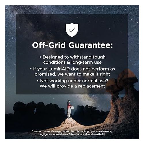  LuminAID Max QI 2-in-1 Solar Camping Lantern and Phone Charger - Inflatable LED Lamp for Camping, Hiking and Travel - Emergency Light for Power Outages, Hurricane, Survival Kits