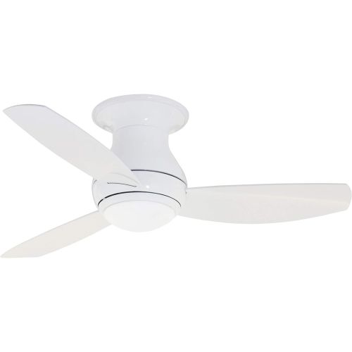  [아마존베스트]Emerson, CF144LWW Curva Sky 44-inch Indoor/Outdoor Ceiling Fan, 3-Blade Ceiling Fan with LED Lighting and 6-Speed Remote Control