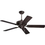 Luminance kathy ireland HOME Veranda Traditional Ceiling Fan, 52 Inch Indoor/Outdoor with Weather-Resistant Blades Semi Flush Mount with 4.5-Inch Downrod Light Kit Adaptable, Oil Rubbed Bron