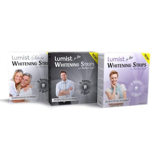  Lumist Advanced Teeth Whitening Strips - Family Pack - For Him, Her, Silver