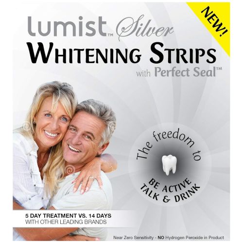 Lumist Advanced Teeth Whitening Strips - Family Pack - For Him, Her, Silver