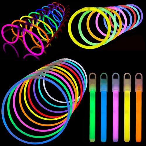  Lumistick Glow Sticks Variety Pack of Glowing Party Favors Includes Necklaces, Bracelets and Glasses (200 Pieces)