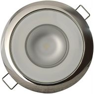 Lumitec Mirage SS Polished Bezel Exterior and Interior Flush Mount LED Down Light