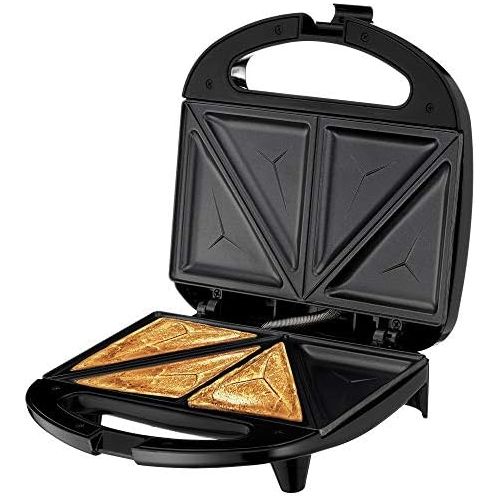  [아마존베스트]Lumme Sandwich Maker, Sandwich Toaster, Panini Press, Quesadilla Maker, Grilled Cheese, French Toast Press, Pizza Pockets Press, Indicator light, Omelet, White (White)