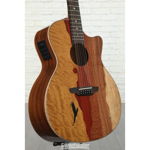  Luna Vista Eagle 12-string Acoustic-electric Guitar - Gloss Natural