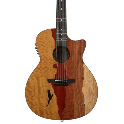  Luna Vista Eagle 12-string Acoustic-electric Guitar - Gloss Natural