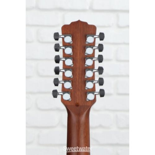  Luna Wabi Sabi Dreadnought Cutaway 12-string Acoustic-electric Guitar - Satin Natural