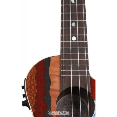  Luna Vista Stallion Acoustic-electric Concert Ukulele - Gloss Natural