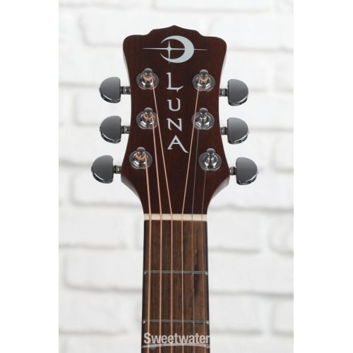  Luna Wabi Sabi Folk Solid Top Acoustic-electric Guitar - Satin Natural