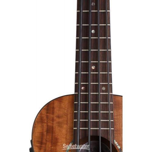  Luna Koa Ukulele Bari-Bass - Satin Natural