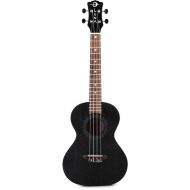 Luna Vintage Mahogany Tenor Ukulele - Black Satin