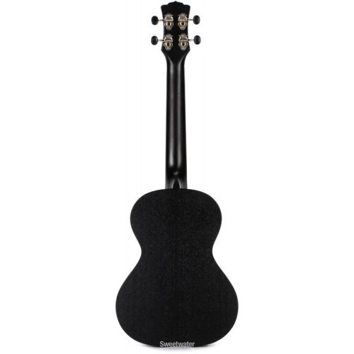  Luna Vintage Mahogany Tenor Ukulele - Black Satin