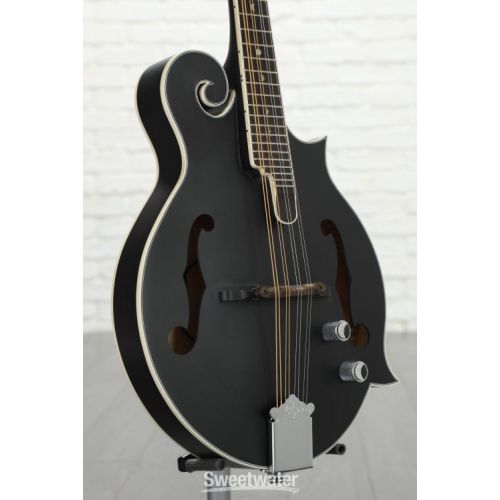  Luna Moonbird F-style Acoustic-electric Mandolin - Black Satin