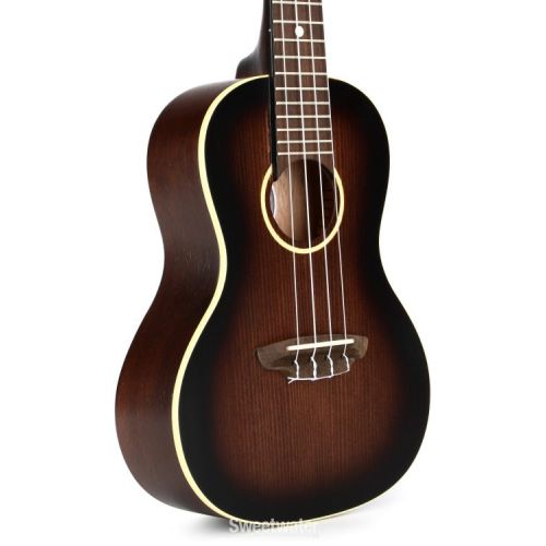  Luna Artist Vintage Distressed Concert Ukulele - Distressed Vintage Brownburst