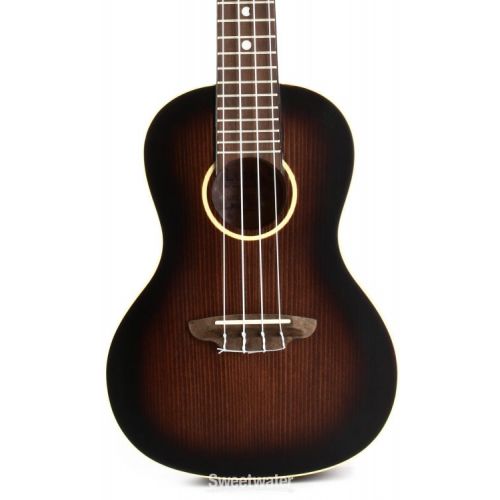  Luna Artist Vintage Distressed Concert Ukulele - Distressed Vintage Brownburst